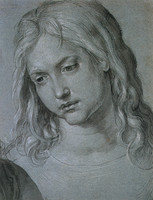 Head of Jesus as an Adolescent,  study for Christ Among the Doctors