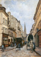 A Street Scene (La Grand-Rue in Argenteuil)