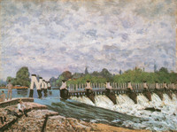 Molesey Weir, Hampton Court