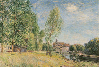 Moret - Le Chantier naval à Matrat