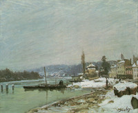 Port-Marly in the Snow