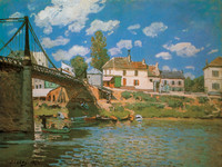 Die Brücke von Villeneuve-la-Garenne