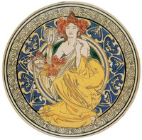 Decorative Plate with Symbol of Paris