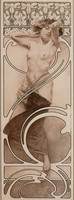 Nude in a Decorative Frame. Drawing for Documents décoratifs, Board 10