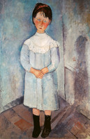 Mädchen in blau