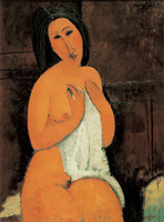 Desnudo femenino sentado