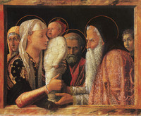 The Presentation at the Temple, Tempera on canvas