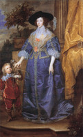 Henrietta Maria, with her Dwarf Sir Jeffrey Hudson