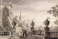 A Capriccio with a Monumental Staircase