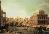 Capriccio: a Palladian Design for the Rialto Bridge, with Buildings at Vicenza