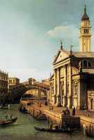 Capriccio: the Rialto Bridge and the Church of San Giorgio Maggiore