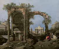 Capriccio with Ruins and Classical Buildings