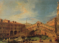 The Grand Canal and the Rialto Bridge, Looking from the South