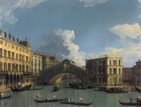 The Grand Canal and the Rialto Bridge, Viewed from the North