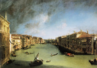 The Grand Canal, Looking Northeast from the Palazzo Balbi to the Rialto Bridge