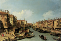 The Grand Canal near the Rialto Bridge, Venice