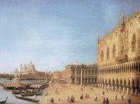 The Molo of the Doges Palace, Looking towards the West