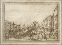 The Rialto Bridge from the Southwest