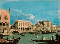 The Riva degli Schiavoni, Venice (The Bridge of Sighs)