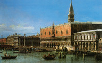 Venice: the Molo with the Prisons and the Doges’ Palace