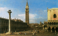 Venice: the Piazzetta towards the Torre dell’Orologio