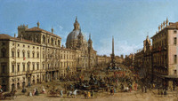 View of Piazza Navona, Rome