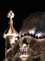 Casa Batlló, vue du toit