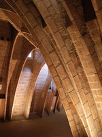 Casa Milà (La Padrera), detail of inside roof timbers