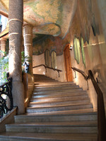 Casa Milá (La Pedrera), escalera de la azotea