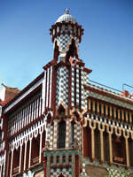 Casa Vicens, detalle de la torre