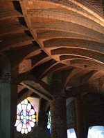 Crypte de la Colònia Güell, façade