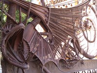 Finca Güell, Ladon, the guardian of the Gardens of the Hesperides (dragon detail)