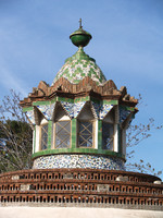 Finca Güell, cupola on the Riding school