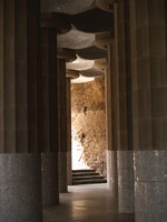 Parc Güell, colonnes