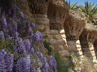 Park Güell, Säulen im Park