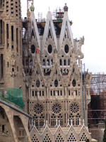 Sagrada Familia, detalle de la fachada nueva