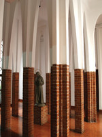 Theresan College, brick work columns on the first floor