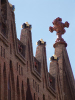 Theresan College, roof, detail of the tower