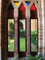 Theresan College, rooftop, window detail