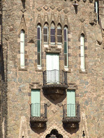 Tower of Bellesguard, building detail (gothic window)