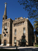 Tower of Bellesguard, view of the west side