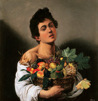 Boy with a Basket of Fruit