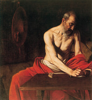 Saint Jerome Writing (detail)