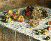 Still Life: Apples and Grapes