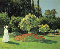 Woman in the Garden, Sainte-Adresse