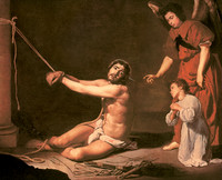 Christ after the Flagellation contemplated by the Christian Soul or Christ at the Pillar