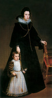 Doña Antonia de Ipeñarrieta y Galdos and her Son