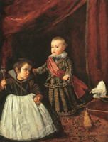  Le Prince Balthasar Carlos avec son nain