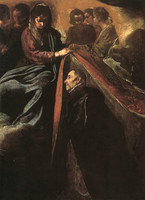 Saint Ildefonso receiving the Chasuble