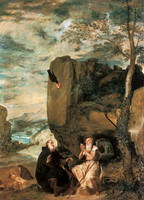 The Anchorites or Saint Anthony the Abbot and Saint Paul the Hermit